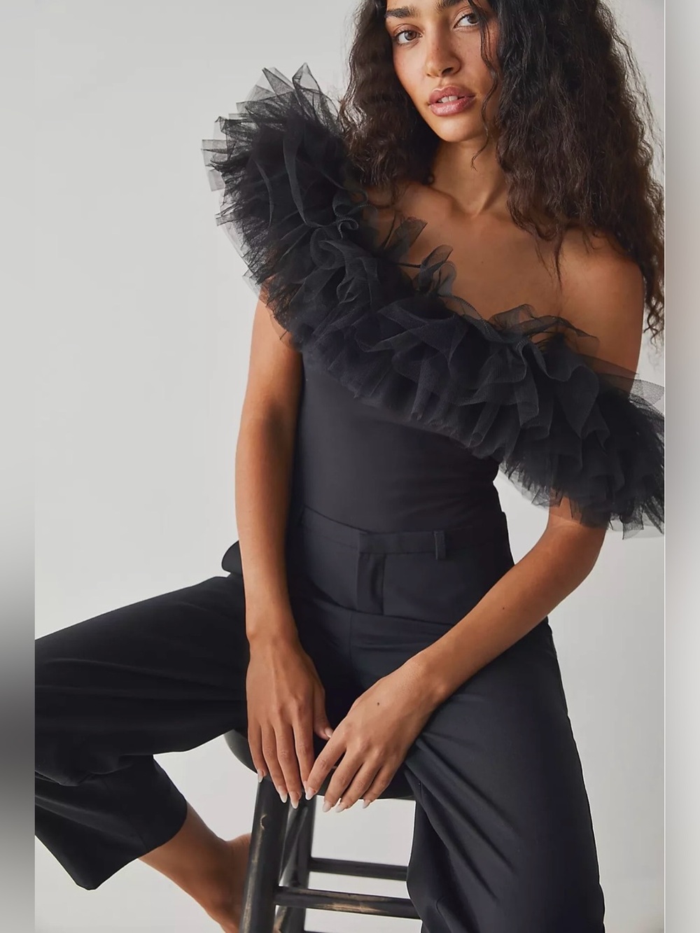 FREE PEOPLE | Big Love Bodysuit in Black